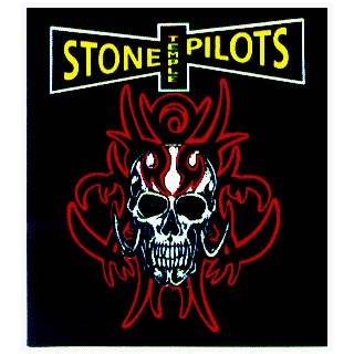 Stone Temple Pilots   Red Tribal Skull Logo on Black   Sticker / Decal