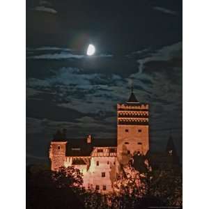  Dracula Castle at Night, Bran Castle, Transylvania 