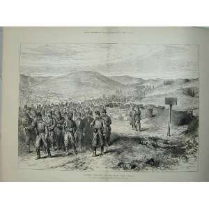  1878 Turkish Prisoners War Plevna Soldiers Marching