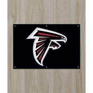 Atlanta Falcons Applique Embroidered Fan Wall Banner 3ft X 2ft  