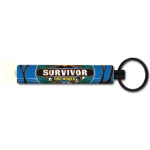  Survivor One World Flashlight Key Ring 
