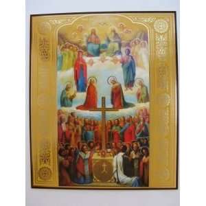 CATHEDRAL OF ALL SAINTS Christian Icon Metallograph (Lithograph 6x7 