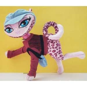    BRATZ PETZ CAT PINK LEOPARD WITH CAP PLUSH DOLL Toys & Games