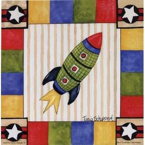  Up and Away I Finest LAMINATED Print Tania Schuppert 8x8 