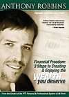 Anthony Robbins   Financial Freedom DVD, 2007, 2 Disc Set, CD Included 