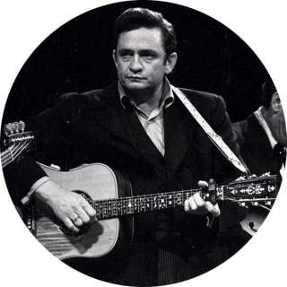 Johnny Cash   Button / Pin   Several Sizes Available  