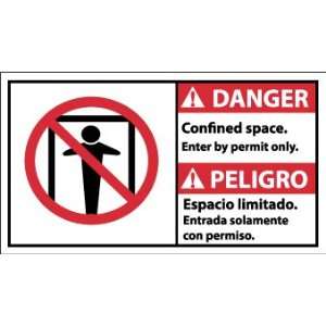  SIGNS CONFINED SPACE ENTER BY