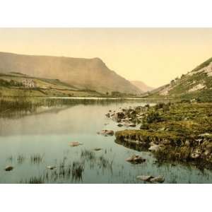  Cwernan Lake and Cader Idris, Wales 1890s photochrom 