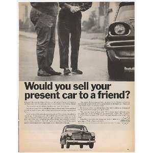  1965 Volvo Sell It To A Friend Print Ad (9393)