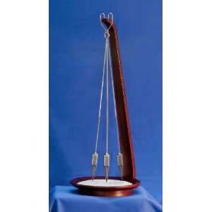  Large Cherry & Chrome Plated Pendulum