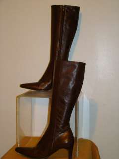 Enrico Antinori Brown Knee High Fashion Boots Size 37.5  