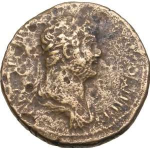  134AD Ancient Roman Coin HADRIAN Voyage to AFRICA / SC 