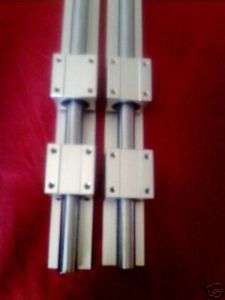 linear bearing slide unit 2 SBR12 200mm+ 4 SBR12UU  