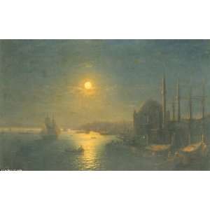  Hand Made Oil Reproduction   Ivan Aivazovsky   32 x 20 
