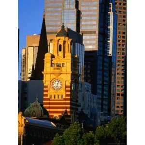 Flinders Street Station Clock Tower, Melbourne, Australia Photographic 