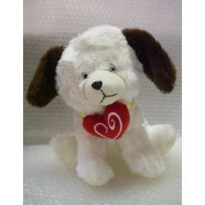  PLUSH Floppy Ear Puppy Dog and Heart 1 Count Everything 