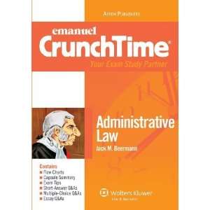    Crunchtime Administrative Law [Paperback] Jack M. Beermann Books