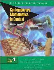 Contemporary Mathematics in Context Course 1 Part B, (0078275385 