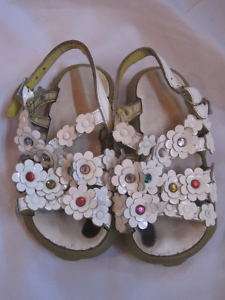 THE vintage POM DAPI Diam flower sandals shoes 22 6  