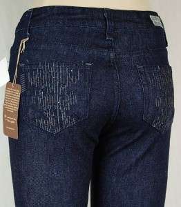 PAIGE JEANS RISING GLEN Rainn Pocket Dk Resin Rinse 27  