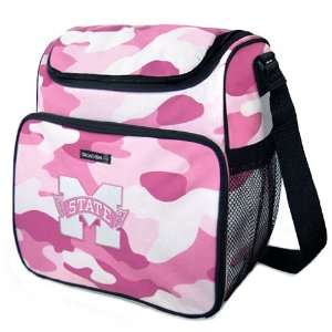   State University M State Bulldogs Pink Camo Diaper Bag by Broad Bay