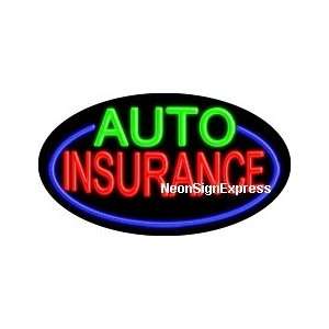  Auto Insurance Flashing Neon Sign 
