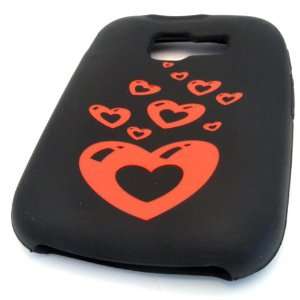  Kyocera Loft Torino S2300 Black Yellow Red Hearts Design 