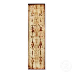  Shroud of Turin, ENHANCED, full image Jesus Christ Print 