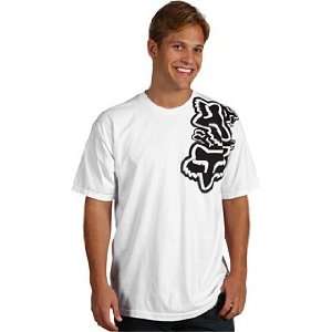  Fox Racing Slapstick T Shirt   2X Large/White Automotive
