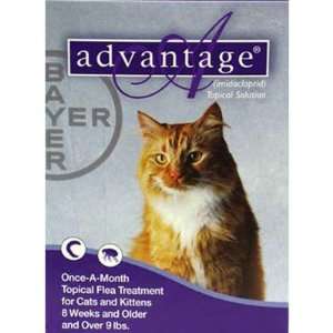    Advantage Flea Medication for Cats Over 9 lb.   6 pk.