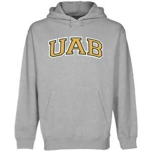  UAB Blazers Ash Arch Applique Midweight Pullover Hoody 