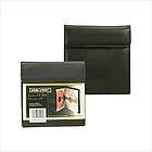 Bond Street Premium Leather CD DVD Holder Portable Case 550498BLK