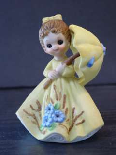   by George Good APRIL Girl Figurine April Showers Easter CUTE  