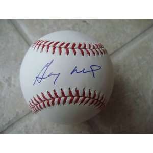  Gary Ward Autographed Baseball   Official Ml Coa Sports 