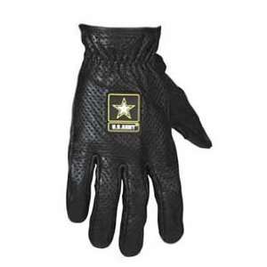  U.S. Army Black Hawk Perforated Ladies Glove   Black S 