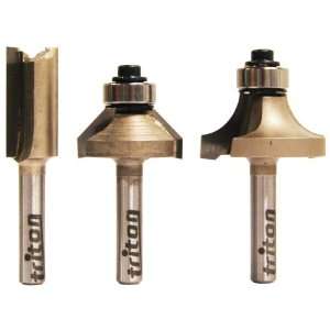  Triton RBA100 1/4 Inch Carbide Router Bits, Set of 3