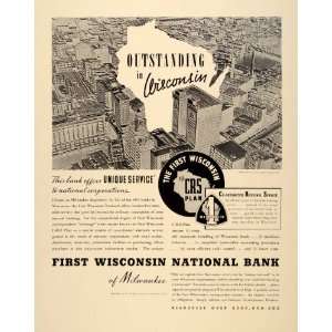   National Bank Milwaukee Fund   Original Print Ad