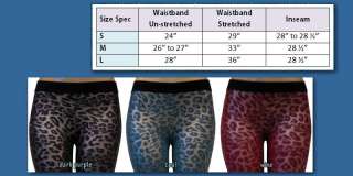 Leopard Foil Print Embellished Zipper Polyester Spandex Knit Leggings 