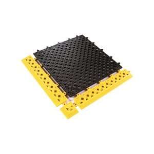  2 x 2 Corner Black Lok Tyle Mat