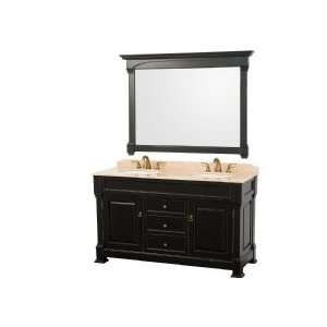 Wyndham Collection WC TD60BL TI 60 Traditional Bathroom Double Vanity 