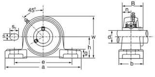 UCP204 12 Quality Pillow block bearing units ucp 204  