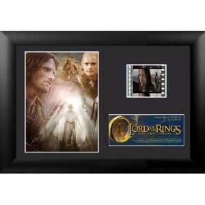 Lord of the Rings Two Towers Wood Framed Movie Film Cell Plaque 7.5x5 