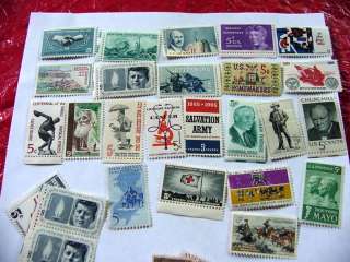 COLLECTION U S STAMPS KENNEDY ETC 1964 Commemoratives  