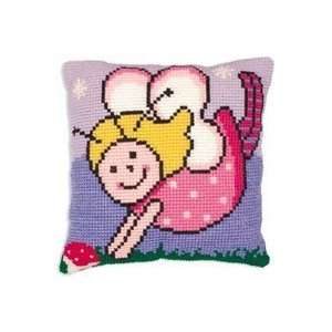  Fairy Twinkly Cushion Chunky Cross Stitch Kit 15 3/4x15 3 