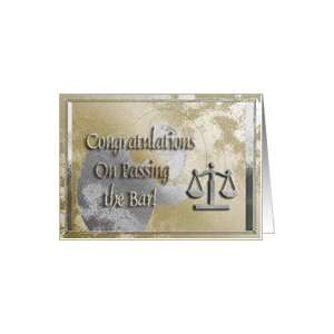  Congratulations, Passing the Bar, Scales, Gold and Silver 