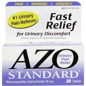  AZO Standard Tablets 30 ct. (Quantity of 4) Health 