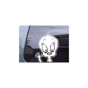 Tweety Bird Waving Car Truck Vinyl Decal Sticker  STBW005 