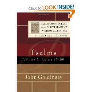   Testament Wisdom and Psalms) (9780801027048) John Goldingay Books