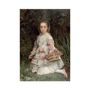  Portrait Of Gracia by John Everett Millais. size 15 