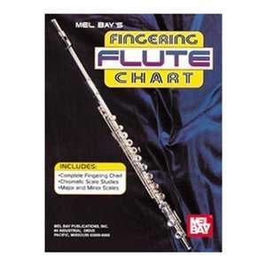  MelBay 44066 Flute Fingering Chart Printed Music